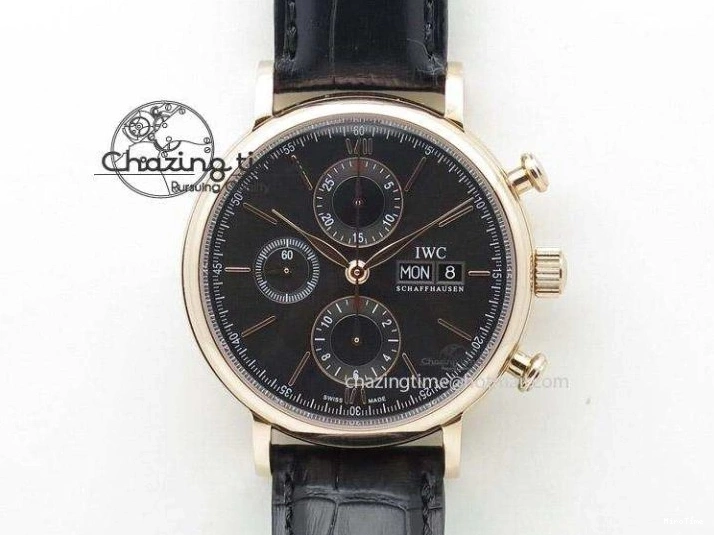 MIROTIME 0722 Neat Da Vinci IW356601 RG MKF 1:1 Best Edition White Dial On Brown Leather Strap A 7230